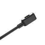 Black 2 Pin Magnetic Charging Cable Male Female Magnetic Pogo Pin Charger For