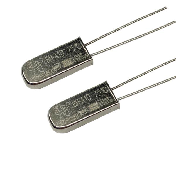 Buy cheap Miniature Bimetal Thermostat JUC-31F Mini Thermal Cut Off Switch 250v 2A 0-130C from wholesalers