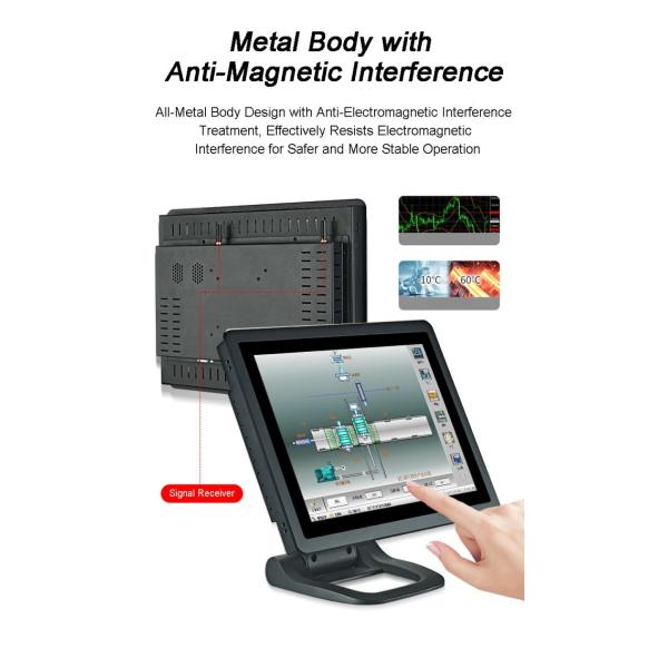 21.5 Inch 1920*108 IP65 Industrial Box PC Tablet Embedded PLC/Robot HMI Capacitive/Resistive Flat Panel Mount LCD Display