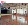 Buy cheap 65mm Clear Glass Movable Wall Room Dividers With Aluminum Track from wholesalers