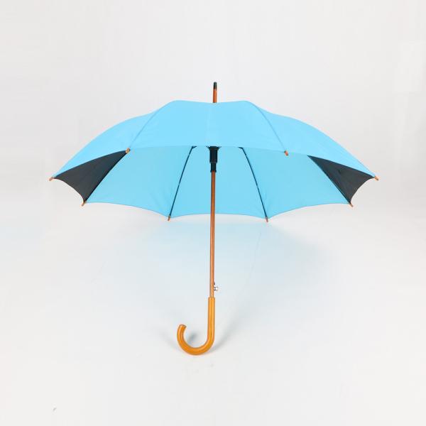 Buy cheap Promotional Events Cool Golf Umbrella , Wooden Stick Umbrella With Logo Printing from wholesalers