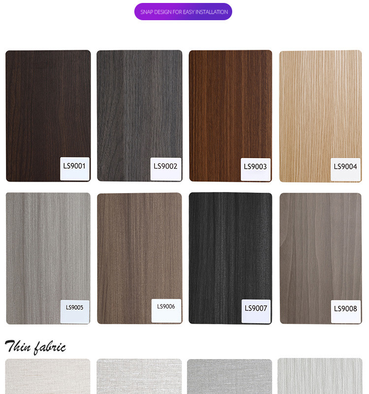 Interior Decoration Waterproof Metal Bamboo Charcoal Fibre Board Customizable