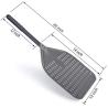 Buy cheap Alumina Pizza Turning Shovel 12 Inch Black Hard Aluminum Perforated Pizza Peel from wholesalers