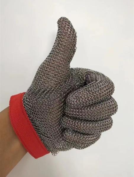 Buy cheap Butcher GLOVES ring mesh chain mail mesh auti-cutting safety gloves S M L XL XXL from wholesalers