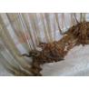 Buy cheap 0.53x3.81mm Stainless Steel Metal Ring Mesh Brass Color For String Curtains from wholesalers