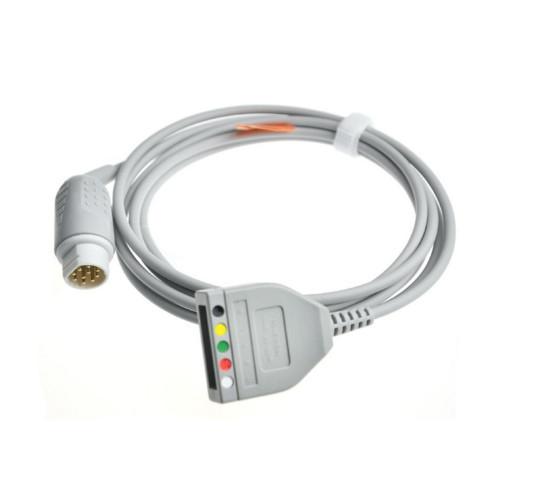 Buy cheap Siemens 5 Lead ECG Trunk Cable 10 Pin 2.7M Cable Length Medical Grade TPU Jacket from wholesalers