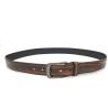 Buy cheap Brown Color Men Genuine Leather Dress Belt , Handmade 100% Cow Leather Strap from wholesalers