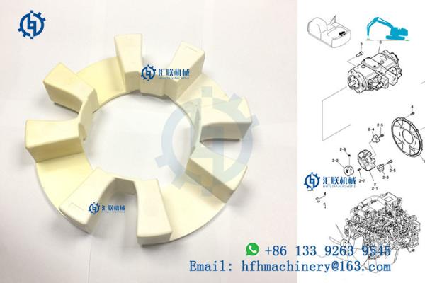 Buy cheap Durable Hydraulic Pump Coupling , CF-H-240 Flexible Rubber Coupling Non Toxic from wholesalers