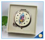 Buy cheap Shinny Gifts Metal Compact MirrorJeweled Makeup Pocket Mirror Custom Cosmetic Mirror from wholesalers
