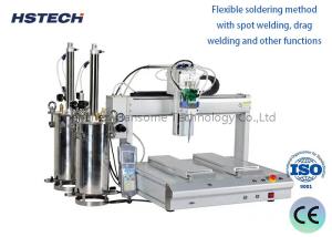 Wholesale Automatic LED Bulb Glue Dispenser with 4 Rotary Working Stations & Text Screen from china suppliers