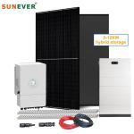 24h Work Time 6kw 8kw 10kw Hybrid Battery Lead-Acid Solar Power System for Home
