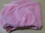 Colorful microfiber woman coral fleece hair dry cap turban ultra-absorbent