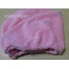 Buy cheap 20*50 Yellow Colorful Microfiber Hair Turban , Elastic Crystal Button Hair Dry Cap from wholesalers