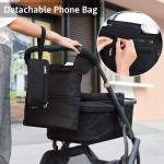 Double Layers Baby Stroller Organizer Bag 0.6kg