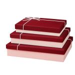 Rectangle Jewelry Gift Paper Packaging Box Rigid Cardboard Lip And Base Box