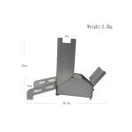 Small Stainless Steel Outdoor 0.6mm Camping Rocket Stove/Outdoor Camping Stove