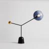 Buy cheap Modern creative Glass LED Table Lamp for Living Room Grass Shade Metal Black simple table lamp(WH-MTB-25) from wholesalers