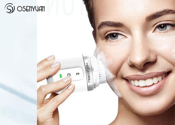 Electric Ultrasonic Facial Cleansing Brush Waterproof Face Deep Cleaning