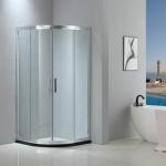 Buy cheap Sector aluminium shower enclosure 1000*1000 with two sliding doors and two fixed from wholesalers