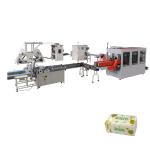 15 Packs / Min Napkin Packing Machine , PLC Control Tissue Paper Packaging