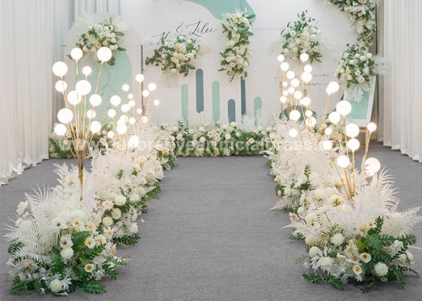 Buy cheap Wedding Artificial Silk Flowers Fake Flower Runner 30cm 45cm 50cm from wholesalers