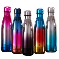 Buy cheap UV Coated Self Cleaning Color Changing Stainless Steel Insulated Thermos Bottle product