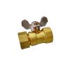 Buy cheap DN15 Female Brass Ball Valve With Butterfly Handle from wholesalers