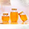 Buy cheap Big Belly Honey Glass Jar 500ml Six Sided Heat Resistant ISO9001 from wholesalers