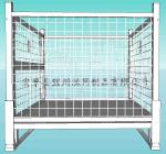 Professional Mesh Storage Cage , Wire Mesh Pallet Cages Hot - Dip Galvanized