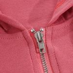OEM European And American Women'S Solid Color Navel Lapel Zipper Long Sleeved