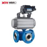 US Stainless Steel Five-Way Flanged Ball Valve with PN1.0-32.0MPa Nominal