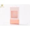 Buy cheap Pink 1500gsm Cardboard Phone Case Packaging Box With Window from wholesalers