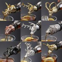 Buy cheap 3D Animal Head Wine Pourer Stainless Steel 304 Decanter Pourer product