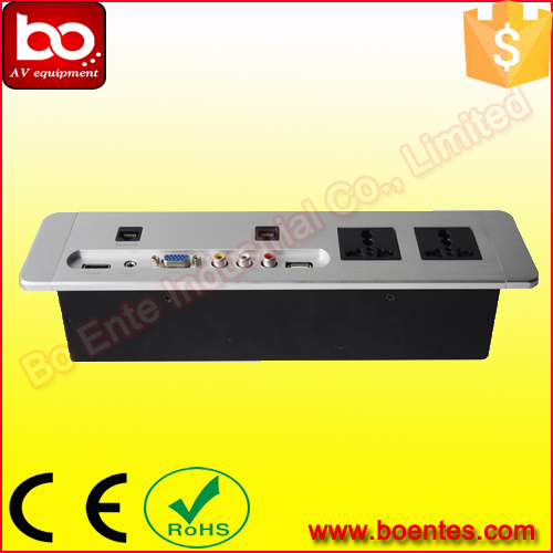Multi-functional Wall Mount Media Hub Socket for Hotel TV AV Solutions