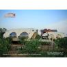 Buy cheap Full Equiped Luxury Large Steel Frame Hot Sale Shell Shape Glamping Glamping Tent from wholesalers