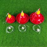 Small Poultry Water Drinker Easy Install Standard Version Anti Drip Cone Shape