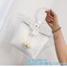 Buy cheap PVC transparent shopping bag, Zipper PVC Vinyl Tote Shopping Bag, PVC shopping reusable tote bags with carry handle, bag from wholesalers