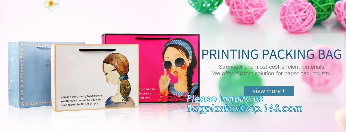Elegant Embossed For Presents Clothing Wedding Birthday Bridal Baby Shower Paper Gift Bags Modern Fancy Cute Paper Premi