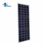 New Arrival 15W Customizable Glass Solar Panels ZW-15W-6V Glass Laminated Solar