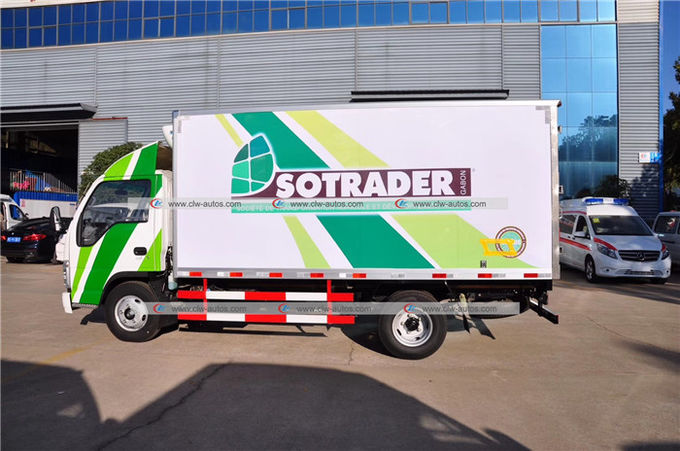 Japan Brand Isuzu 5tons Thermo King Refrigerator Refrigerated Van Truck for Food Transport