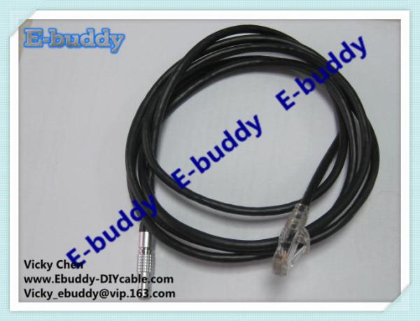 Buy cheap Red camera Ethernet cable Lemo 9pin to RJ45 male cable from wholesalers