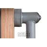 Buy cheap wood like street lamp outdoor fitness equipment from wholesalers
