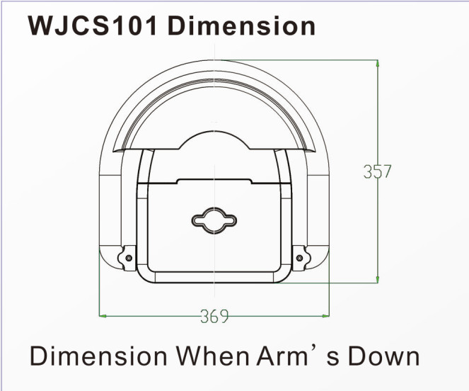 Hermetic Remote control parking lock