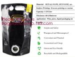 Wine Juice Bag in box packaging 3l 5l 10l plastic wine bags,Fruit Juice Beverage