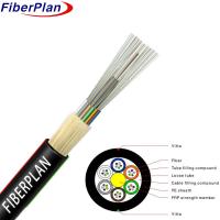 Buy cheap Kevlar Yarn Reinforcing Aerial 4 24 Core Fiber Optic Cable product