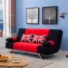 Buy cheap Living Room Upholstered Sectional Sleeper Sofa With 2 Pillows from wholesalers