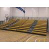 Buy cheap School Auditorium Retractable Gym Seating , Timber Bench Retractable Tiered Seating from wholesalers