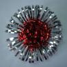 Buy cheap 5" Luxury Fancy bows for New Year decoration , hand made PET Firework Bow from wholesalers