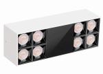 Aluminum PMMA 80LM/W 4000K 24W LED Grille Downlight