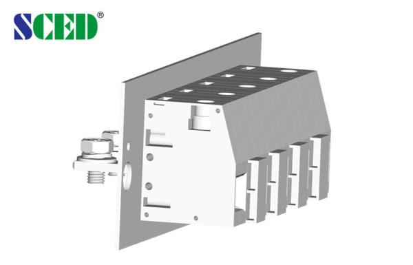 Buy cheap Steel Tin Plated Copper Through Panel Terminal Blocks PA66 UL94 V0 from wholesalers